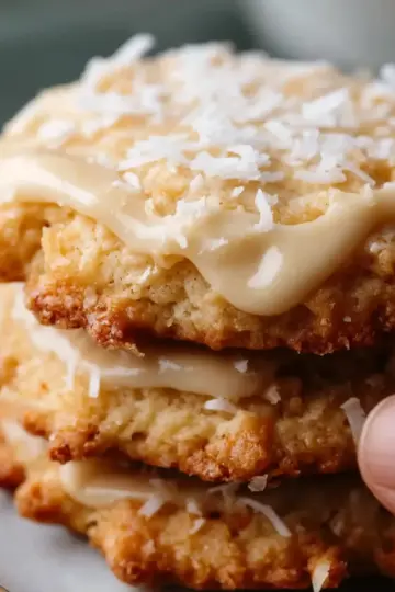 Lemon Coconut Cheesecake Cookies
