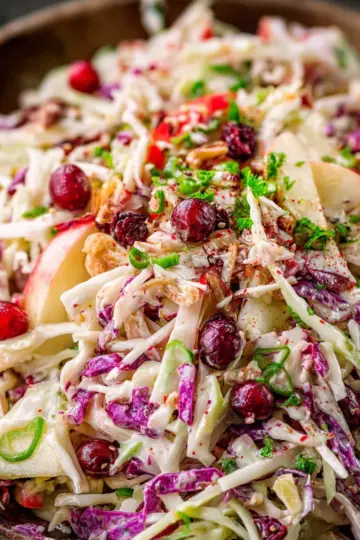 Cranberry Apple Coleslaw