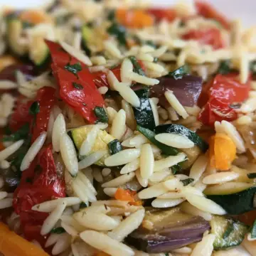 Roasted Vegetable Orzo