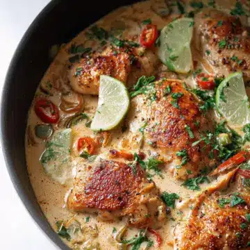 Creamy Coconut Milk Chicken Recipe (One-Skillet)