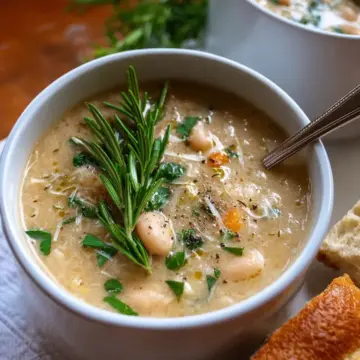 White Bean & Rosemary Soup