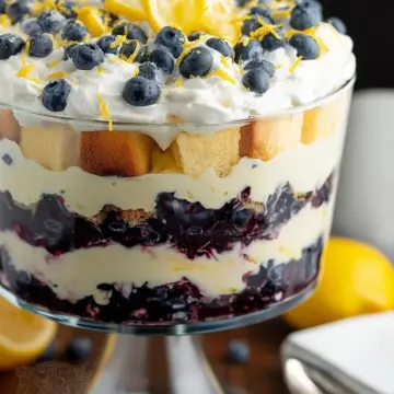 Lemon Blueberry Trifle