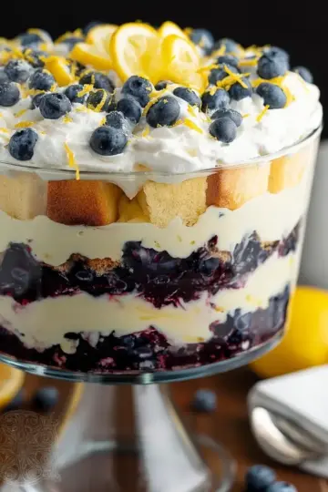 Lemon Blueberry Trifle