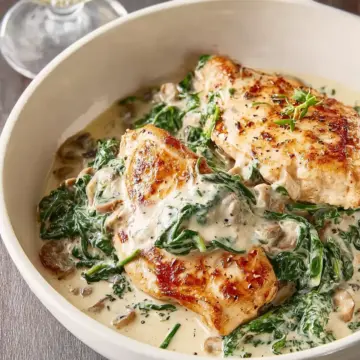 Creamy Chicken Florentine