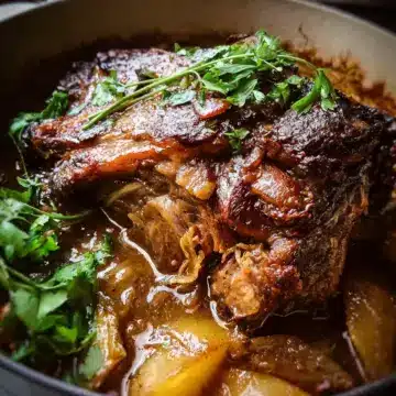 Apple Cider-Braised Pork Shoulder