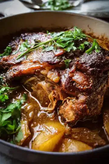 Apple Cider-Braised Pork Shoulder