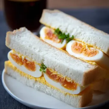 Japanese Egg Sandwich (Tamago Sando) タマゴサンド