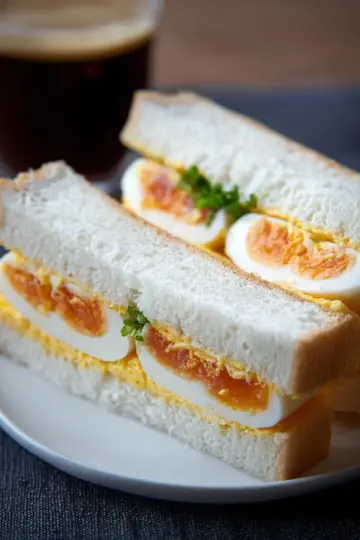 Japanese Egg Sandwich (Tamago Sando) タマゴサンド