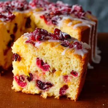 Cranberry Orange Breakfast Cake