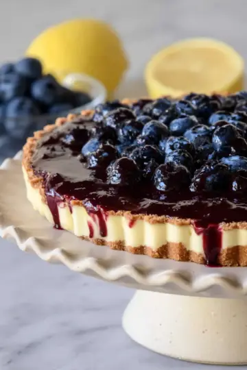 Blueberry Lemon Mascarpone Tart